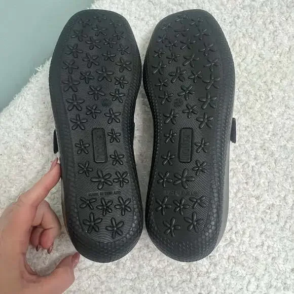 Hotter Sunset Black Leather Comfort Slip-On Shoes Sz US 9.5 UK 7.5 England Made - Picture 8 of 11